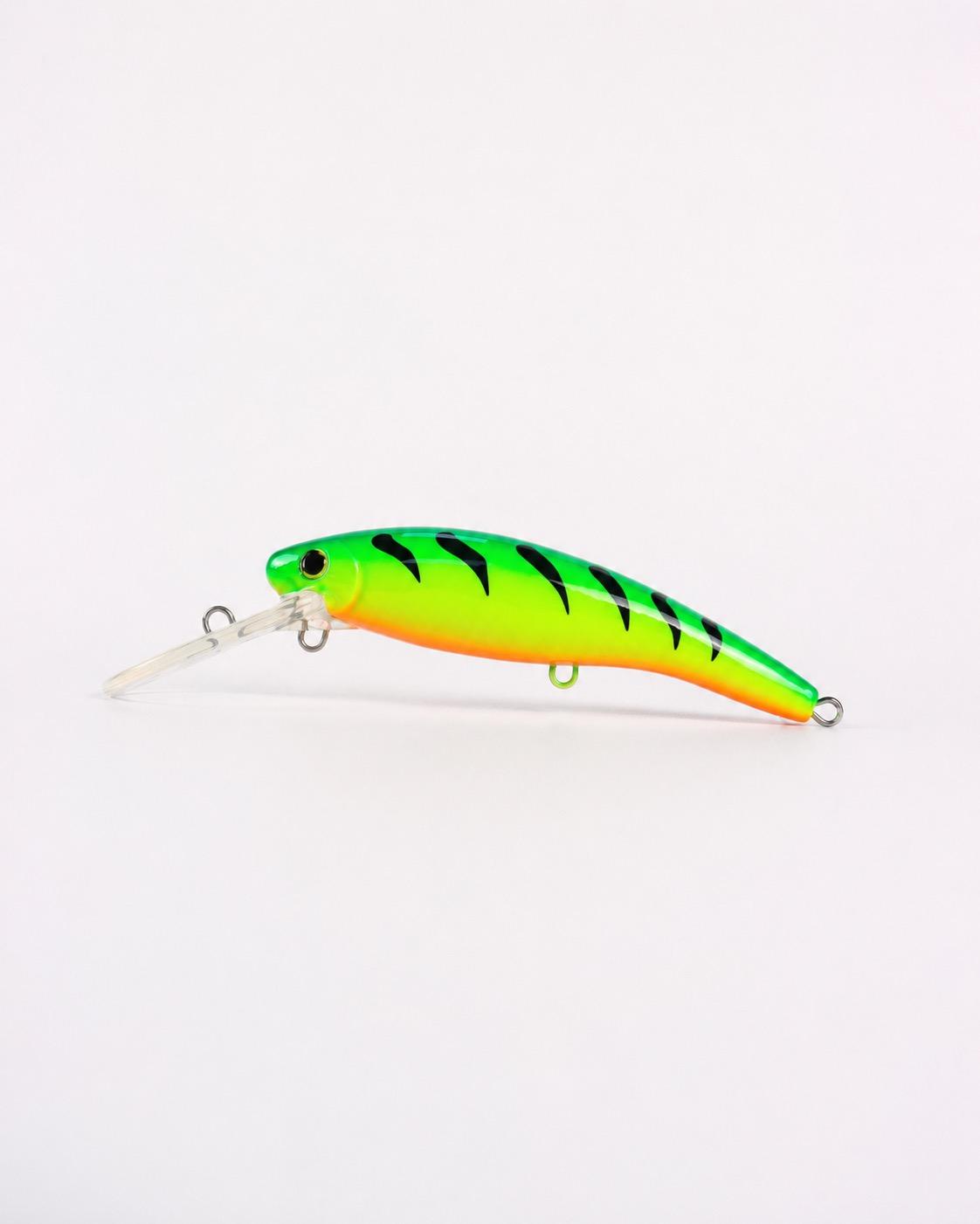 DAC Fishing DC1 lure in Fire Tiger colorway